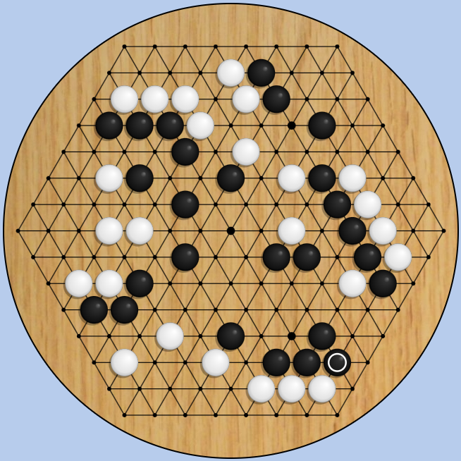 Badux Go hexagonal board